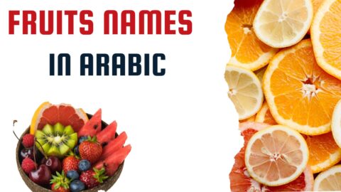 Fruit names in Arabic
